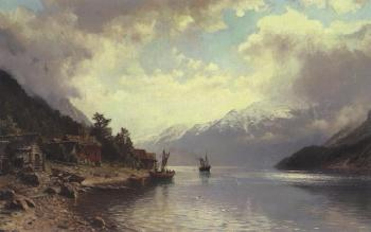 Der Sorfjord in Hardanger Norwegen by Anders Monsen Askevold