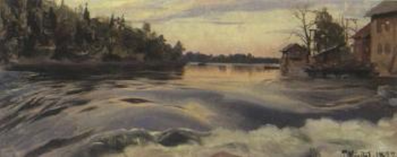 Foaming rapids by Peder Mork Monsted