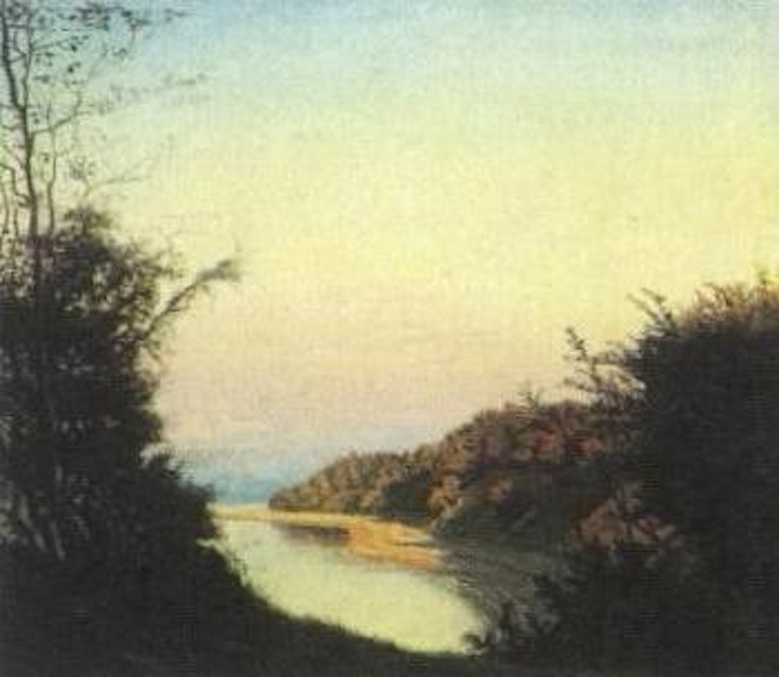 Landscape from Aarhus Bay by Peder Mork Monsted