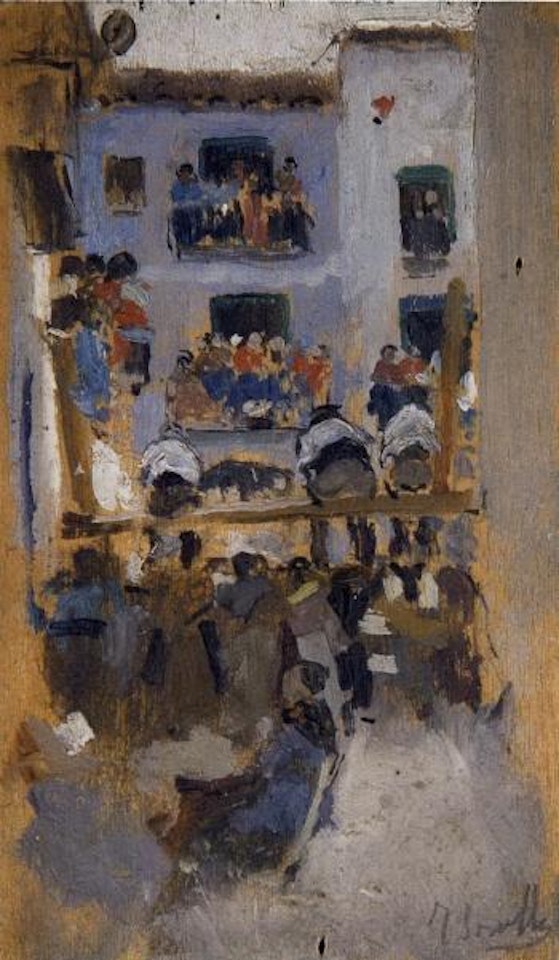 Capea en Torrente by Joaquin Sorolla Y Bastida
