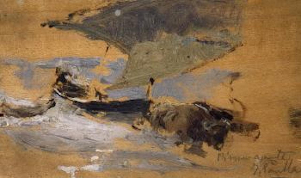 Primer apunte para el cuadro "La Vuelta de la Pesca" by Joaquin Sorolla Y Bastida