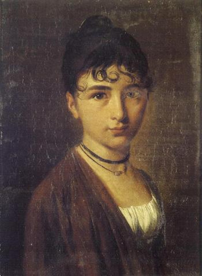 Portrait d'un jeune femme. Portrait d'homme by Louis-Leopold Boilly