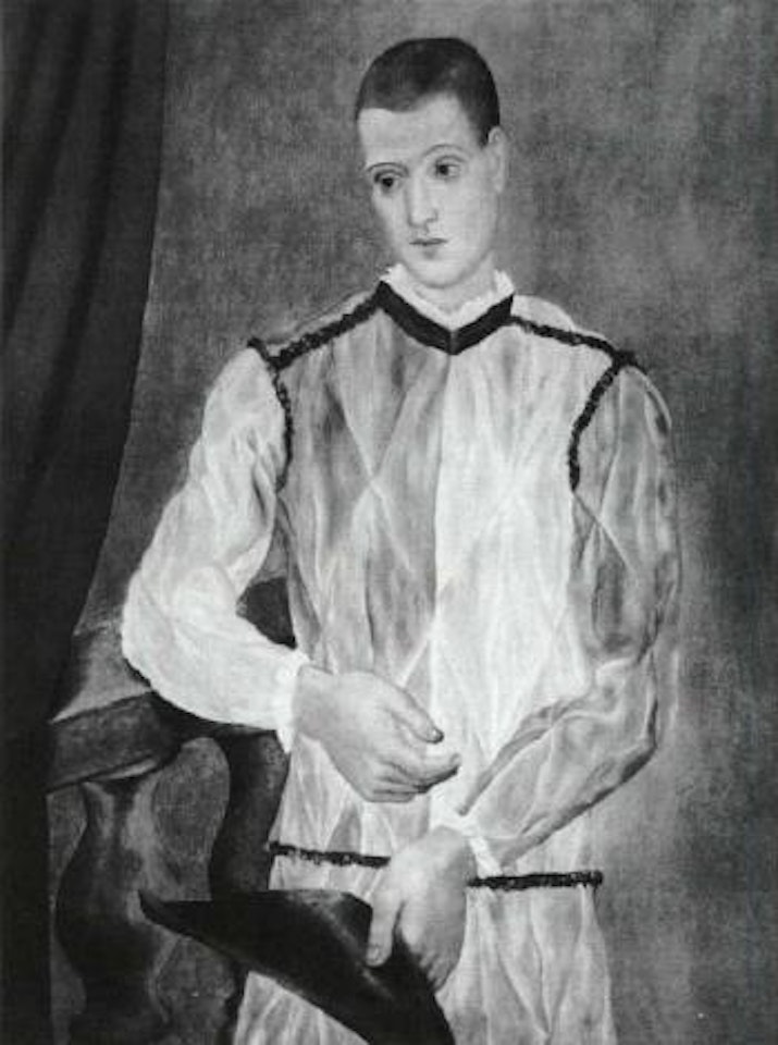 Harlequin, from 'Barcelona' by Pablo Picasso