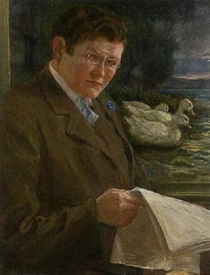 Portrait of Alois Konrad Schweizler from Gossensass by Alexander Koester