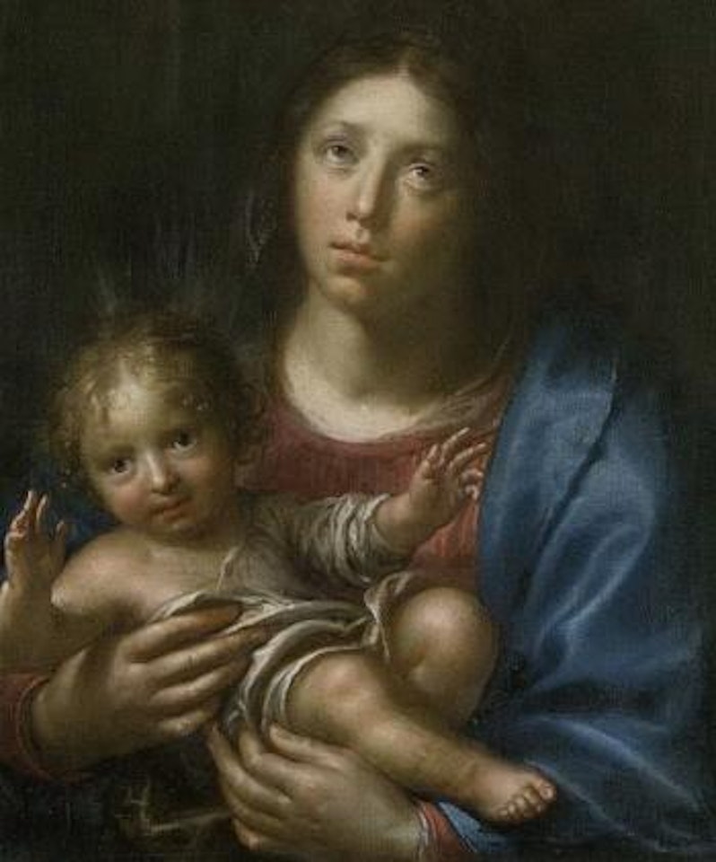 Madonna with child by Paulus Moreelse