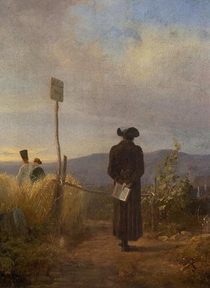 The forbidden road by Carl Spitzweg