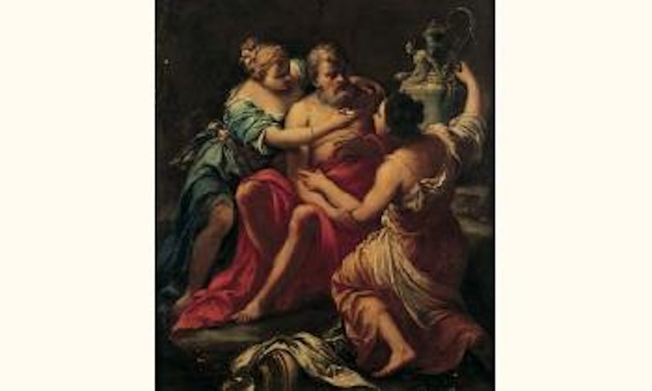 La rencontre d'Eliezer et de Rebecca by Italian School