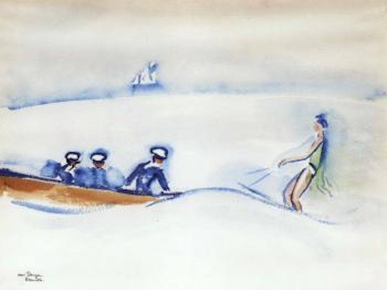 Aquaplane by Kees van Dongen