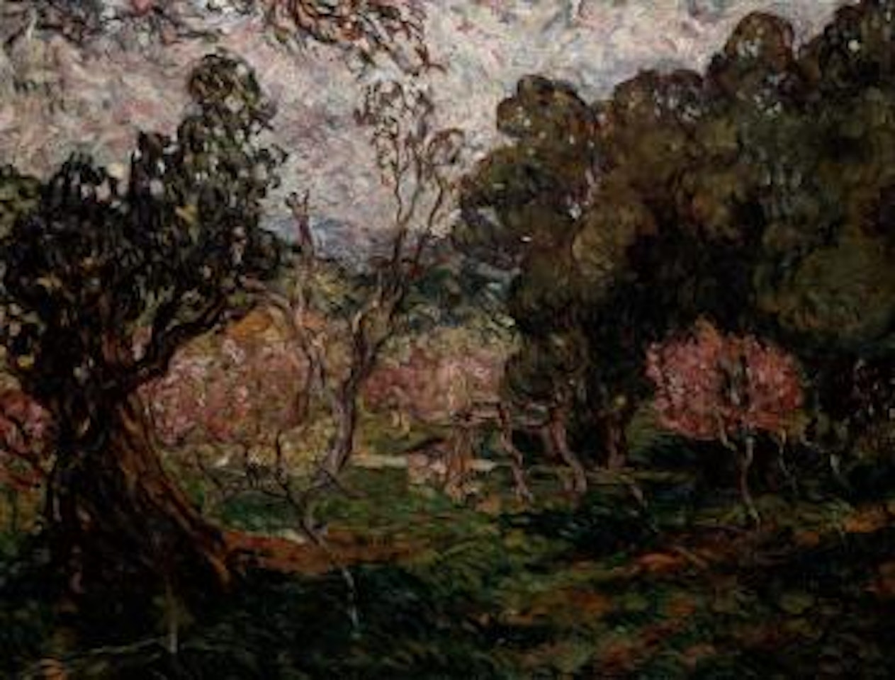 Clairiere pres d'un verger en fleurs by Louis Valtat