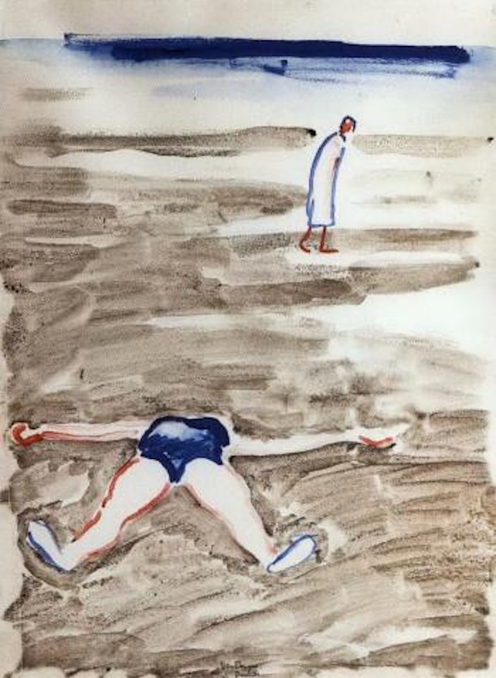 La plage by Kees van Dongen