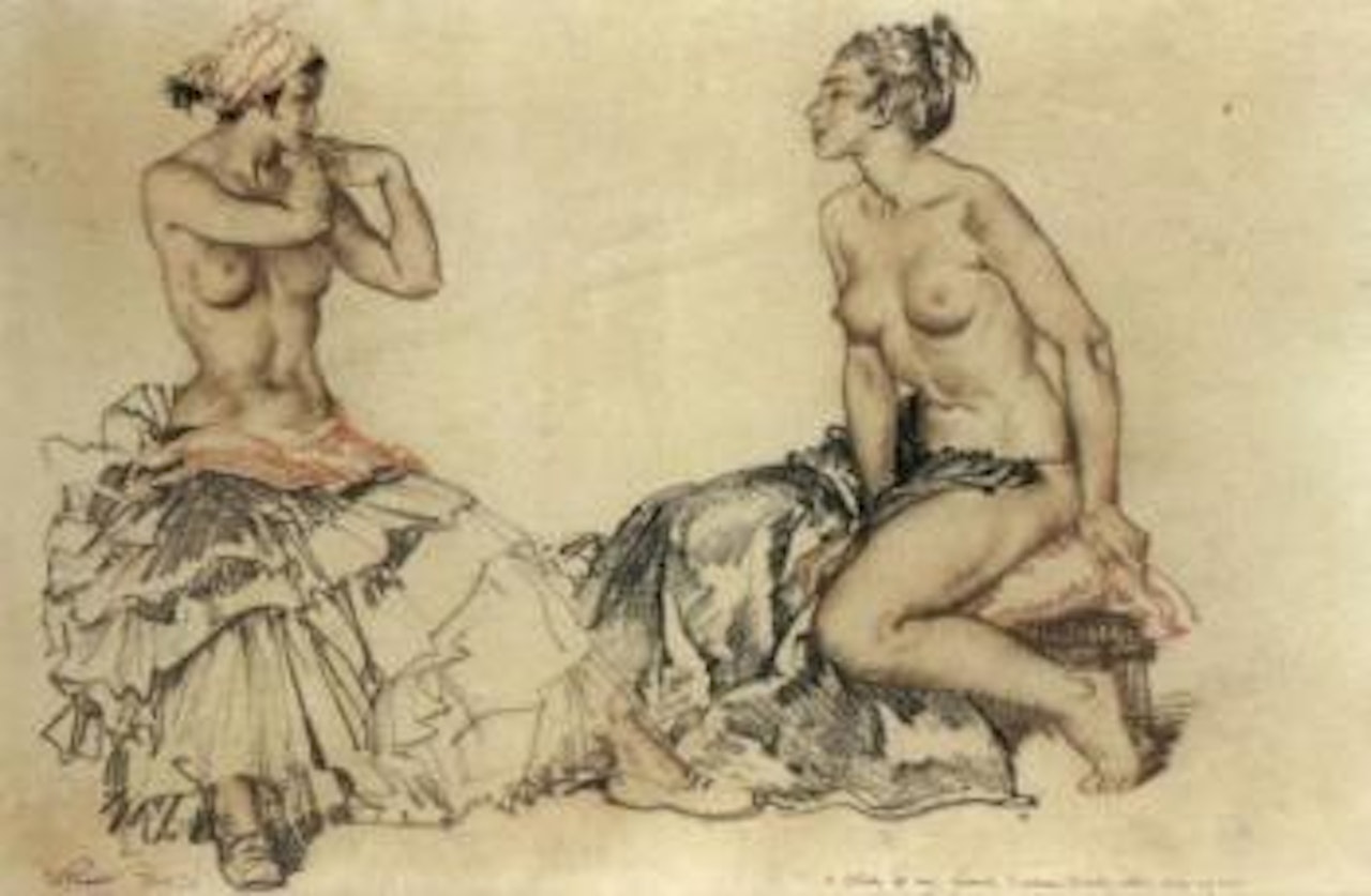 Two ladies by William Russell Flint