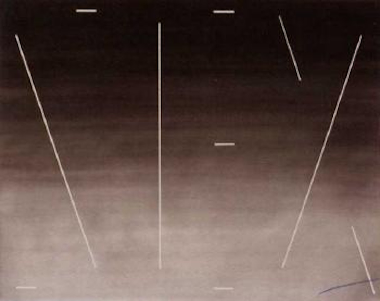 Gray black skinny sex by Ed Ruscha