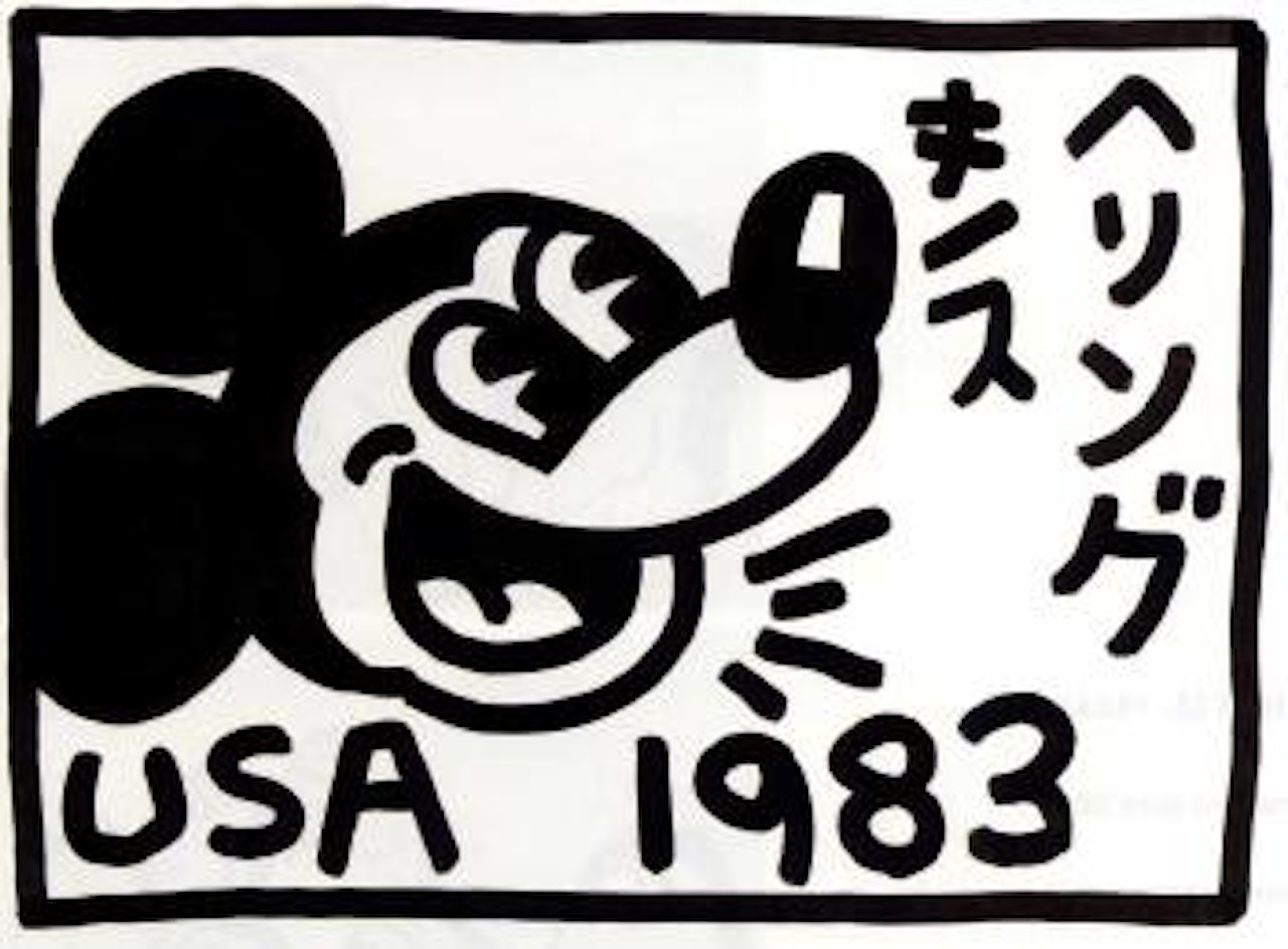 Untitled, Mickey Mouse by Keith Haring