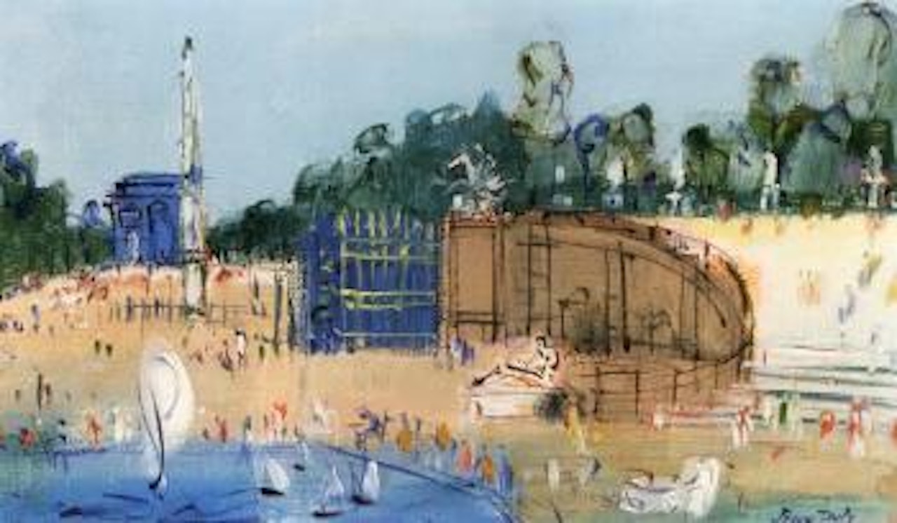 Le Jardin de Tuileries by Jean Dufy