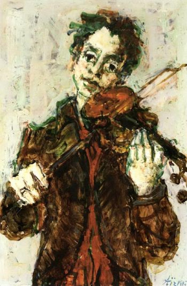 Le violiniste by Paul Aizpiri
