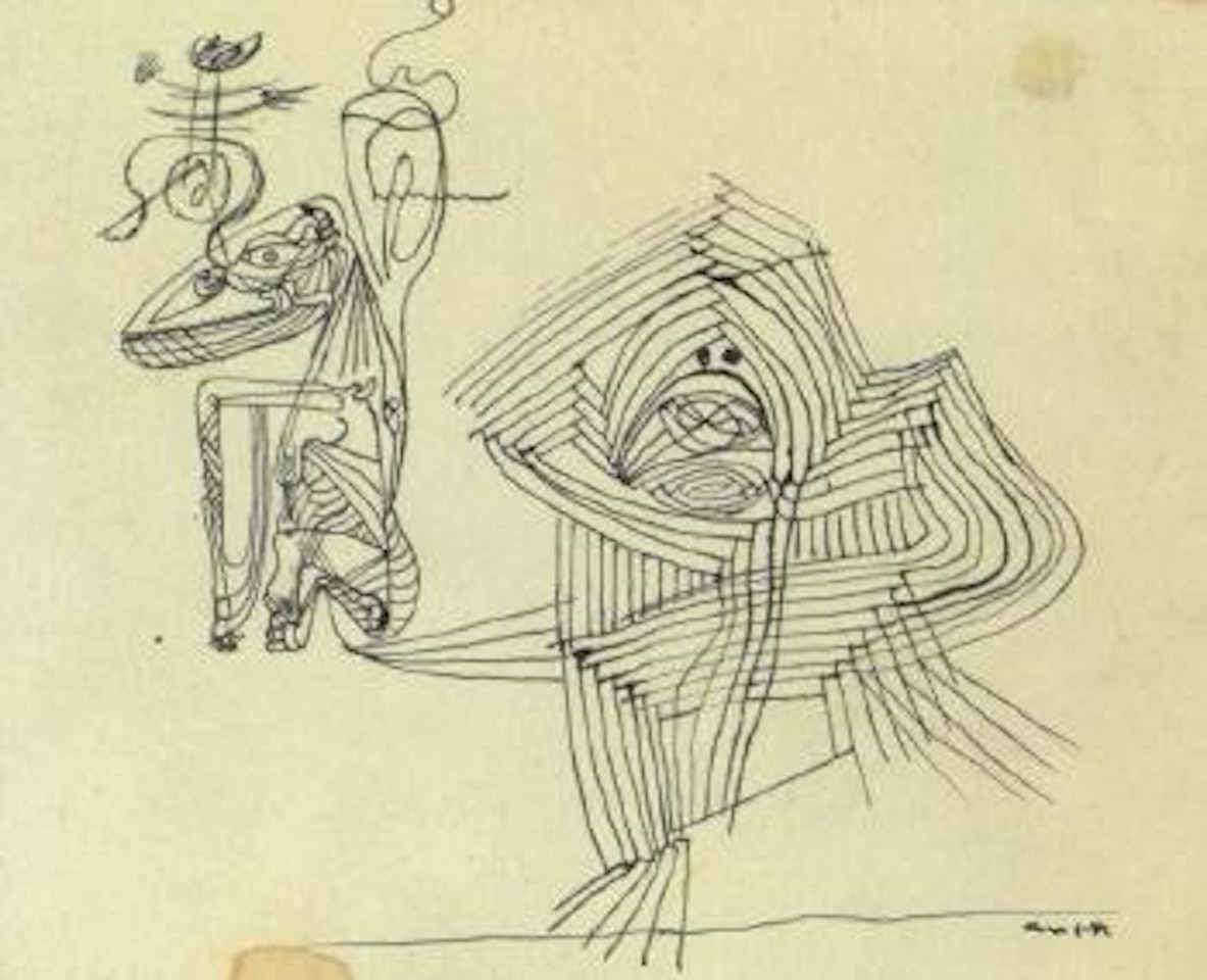 Figure composition by Asger Jorn