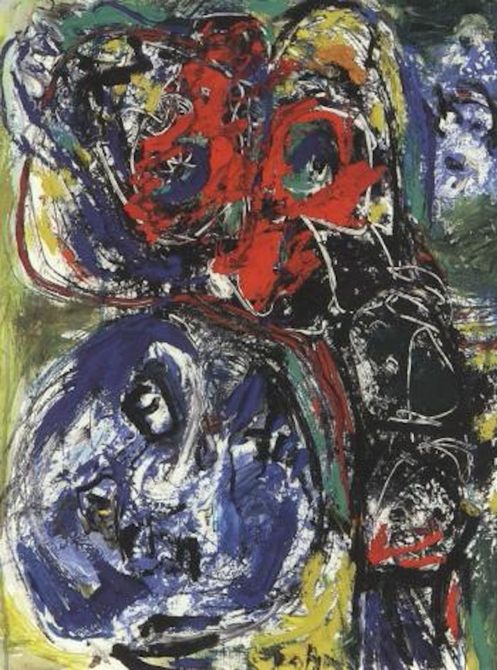 Figurative scene by Asger Jorn