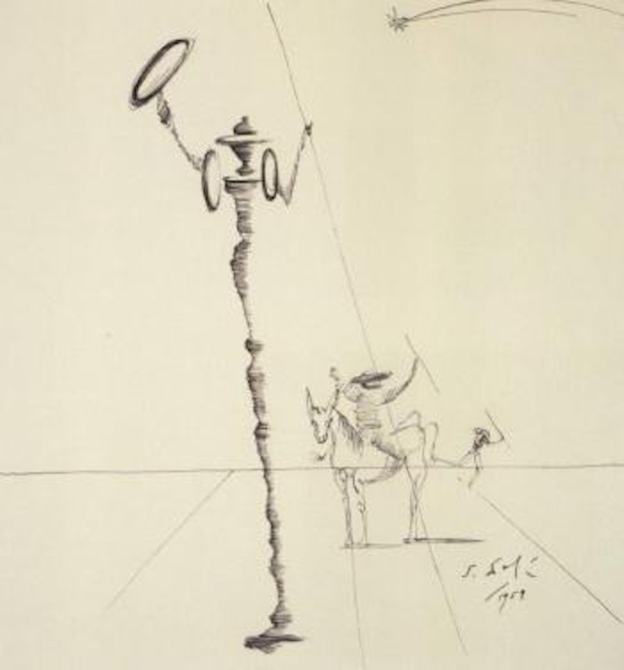 Don Quixote and Sancho Panca by Salvador Dali