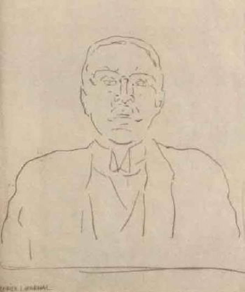 Portrait of Adrian Lachenal by Ferdinand Hodler