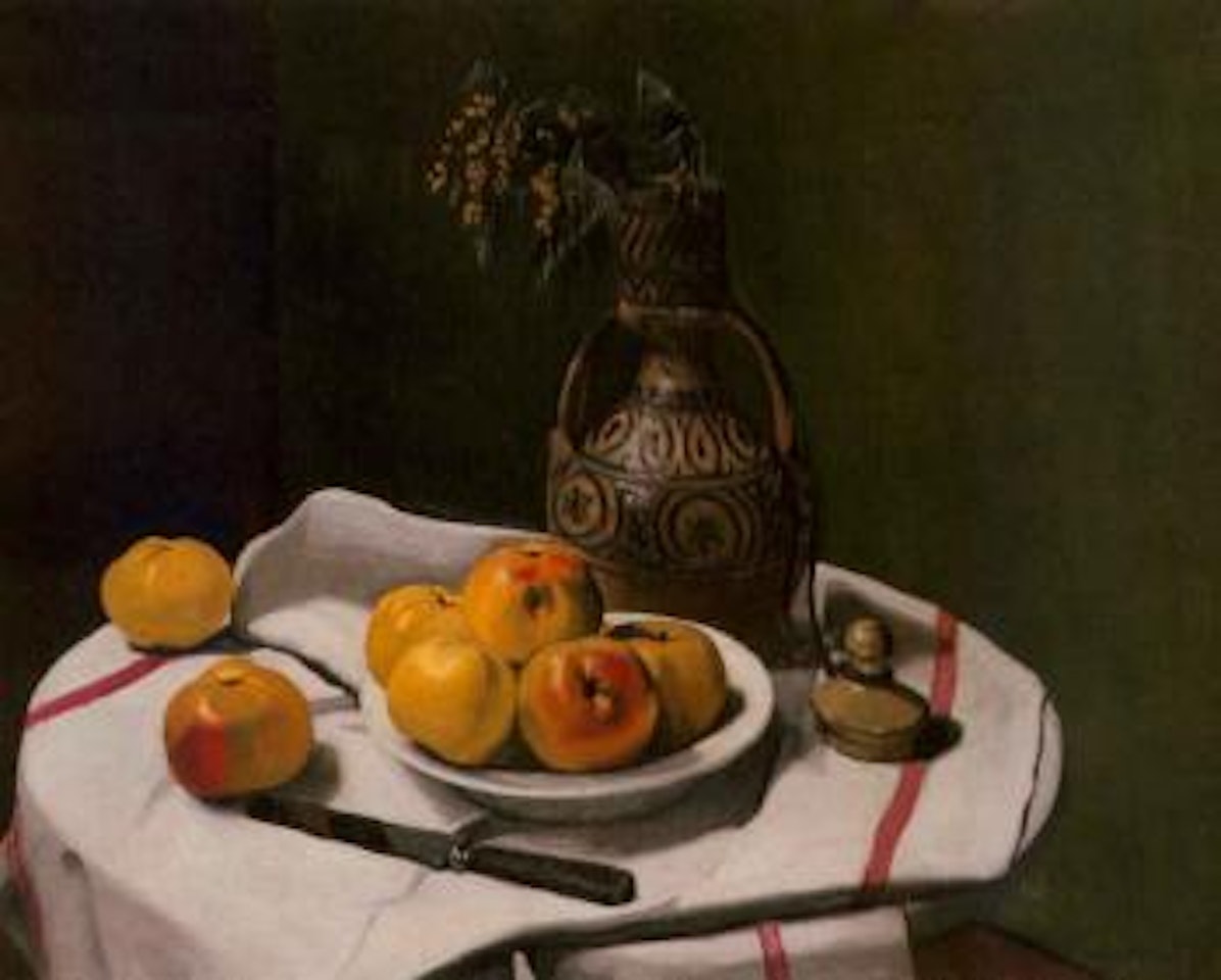 Pommes et vase marocain by Félix Vallotton