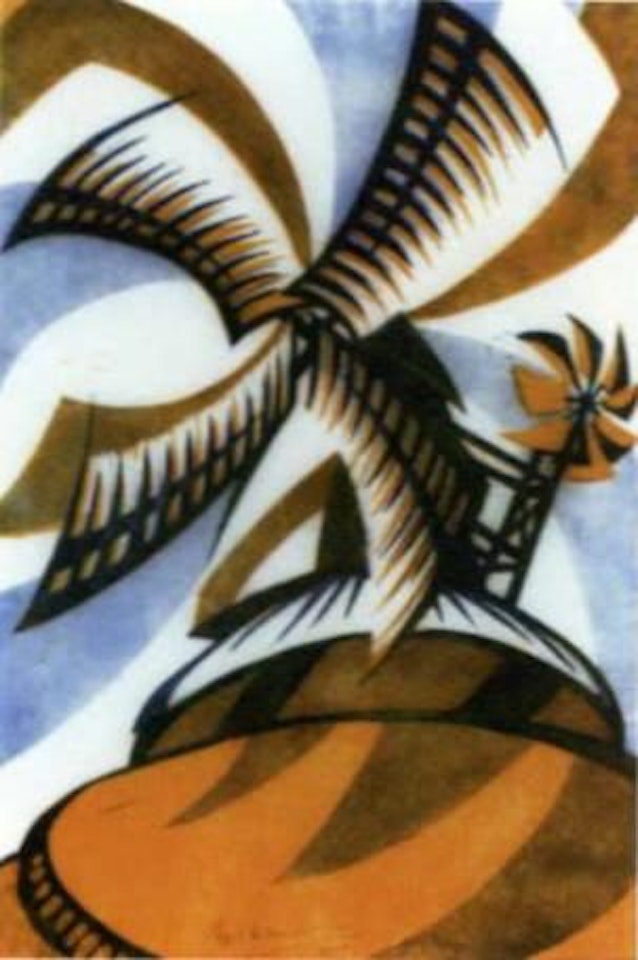 Windmill by Sybil Andrews