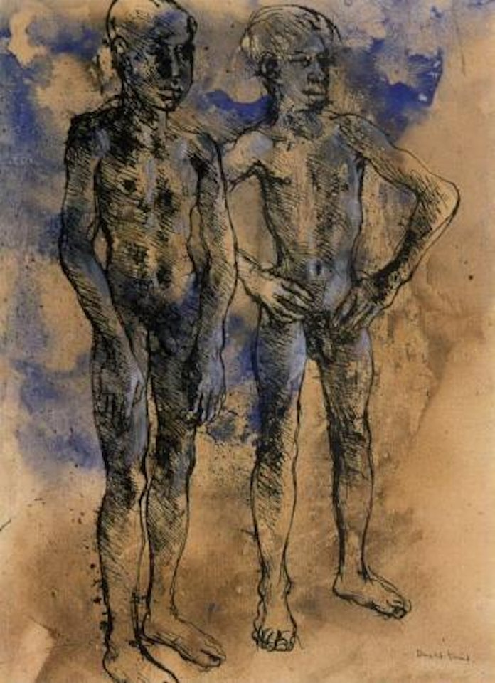 Two boys by Donald Stuart Leslie Friend