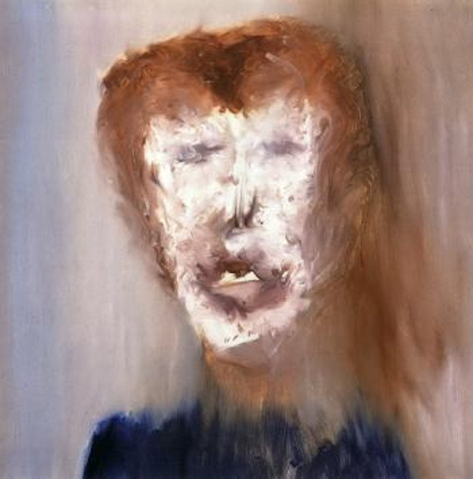 Head, with red hair by Sidney Nolan