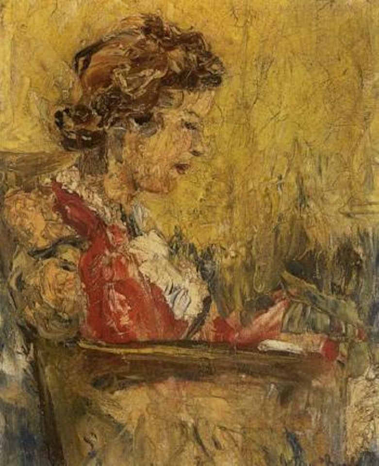 Portrait of a young woman by Arthur Merric Bloomfield Boyd