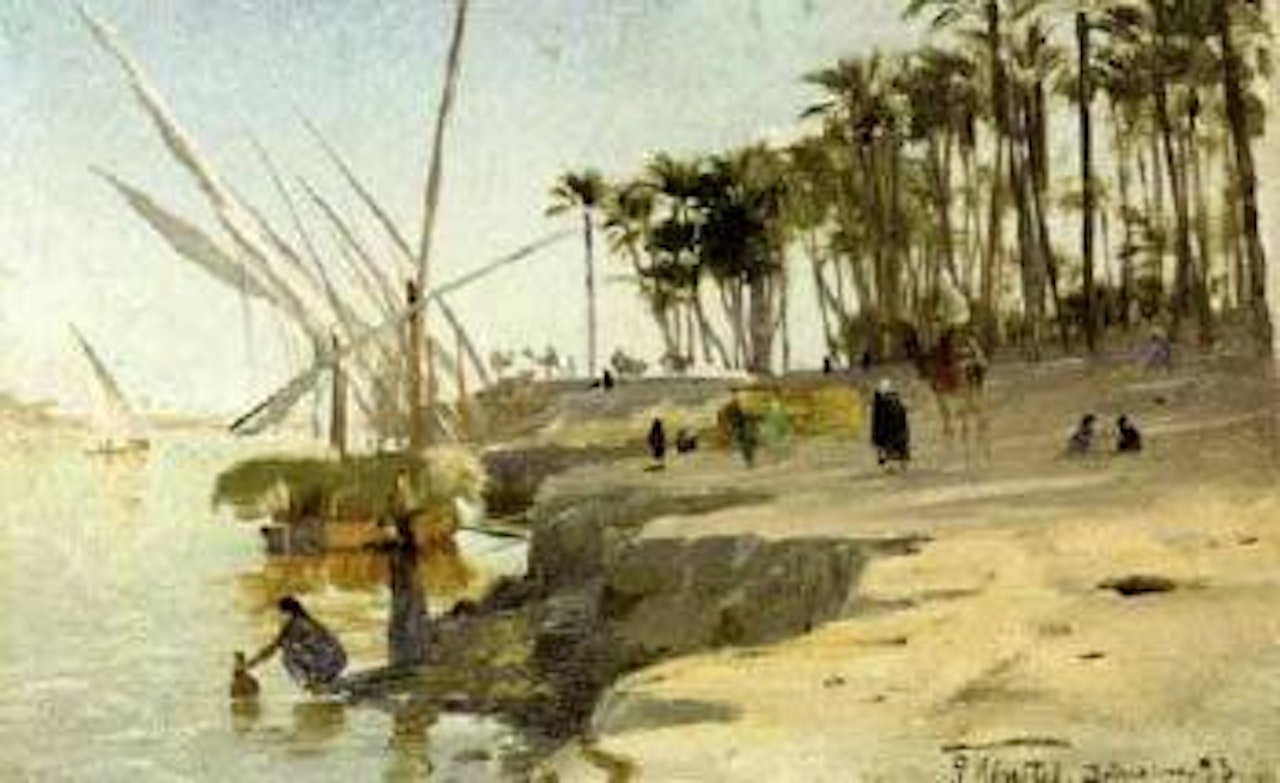 Along the Nile by Peder Mork Monsted