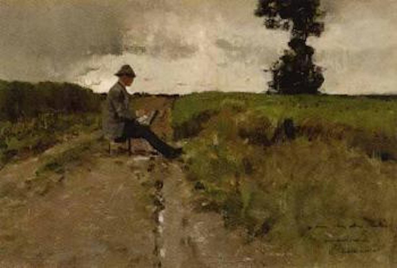En plein air by Luigi Loir