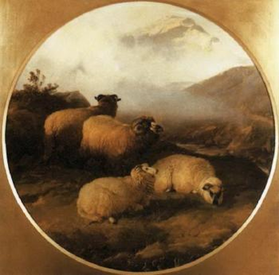 Mountain sheep by Thomas Sidney Cooper