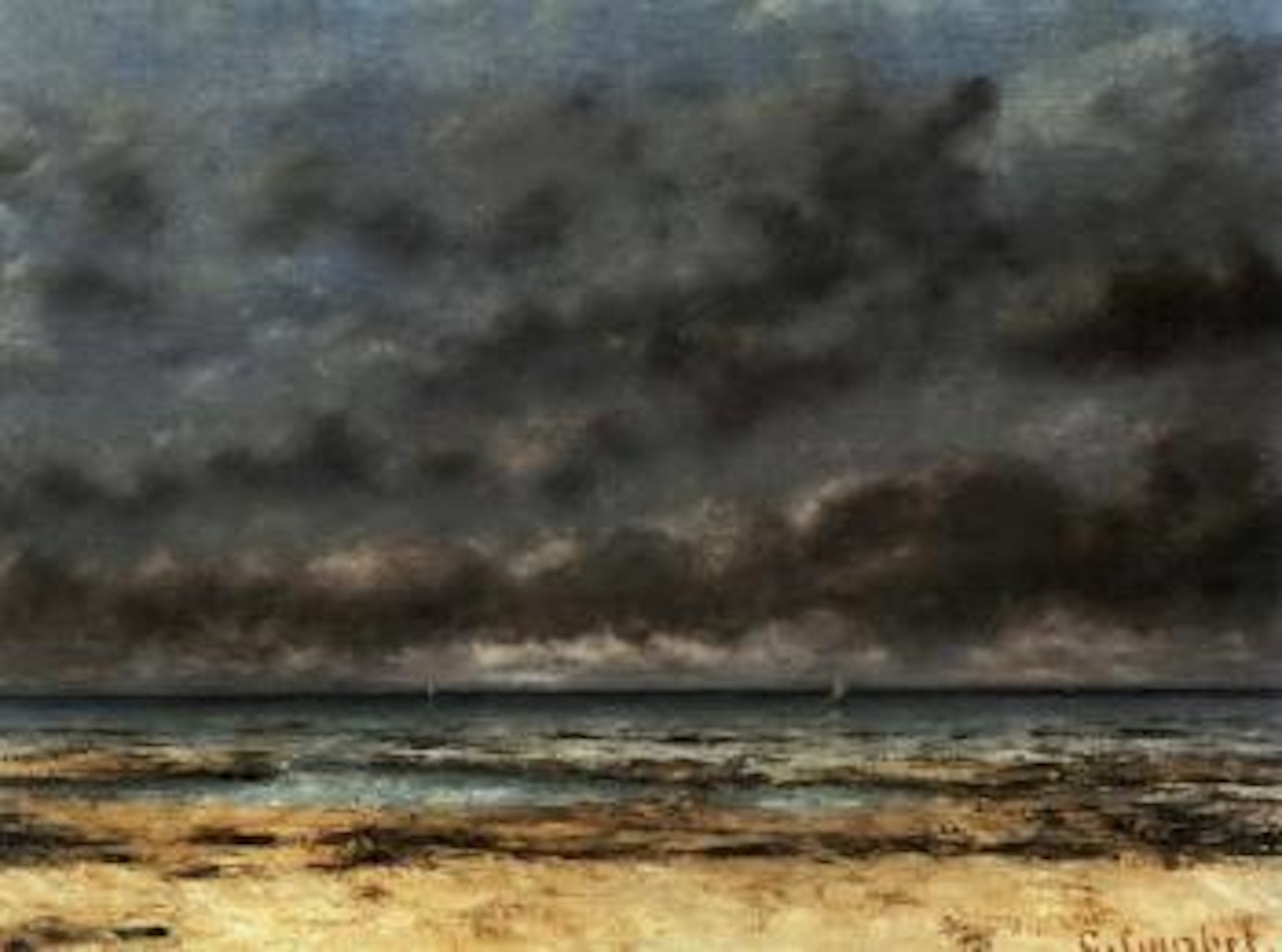 Mer calme by Gustave Courbet