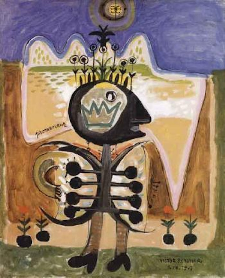 Le promeneur by Victor Brauner