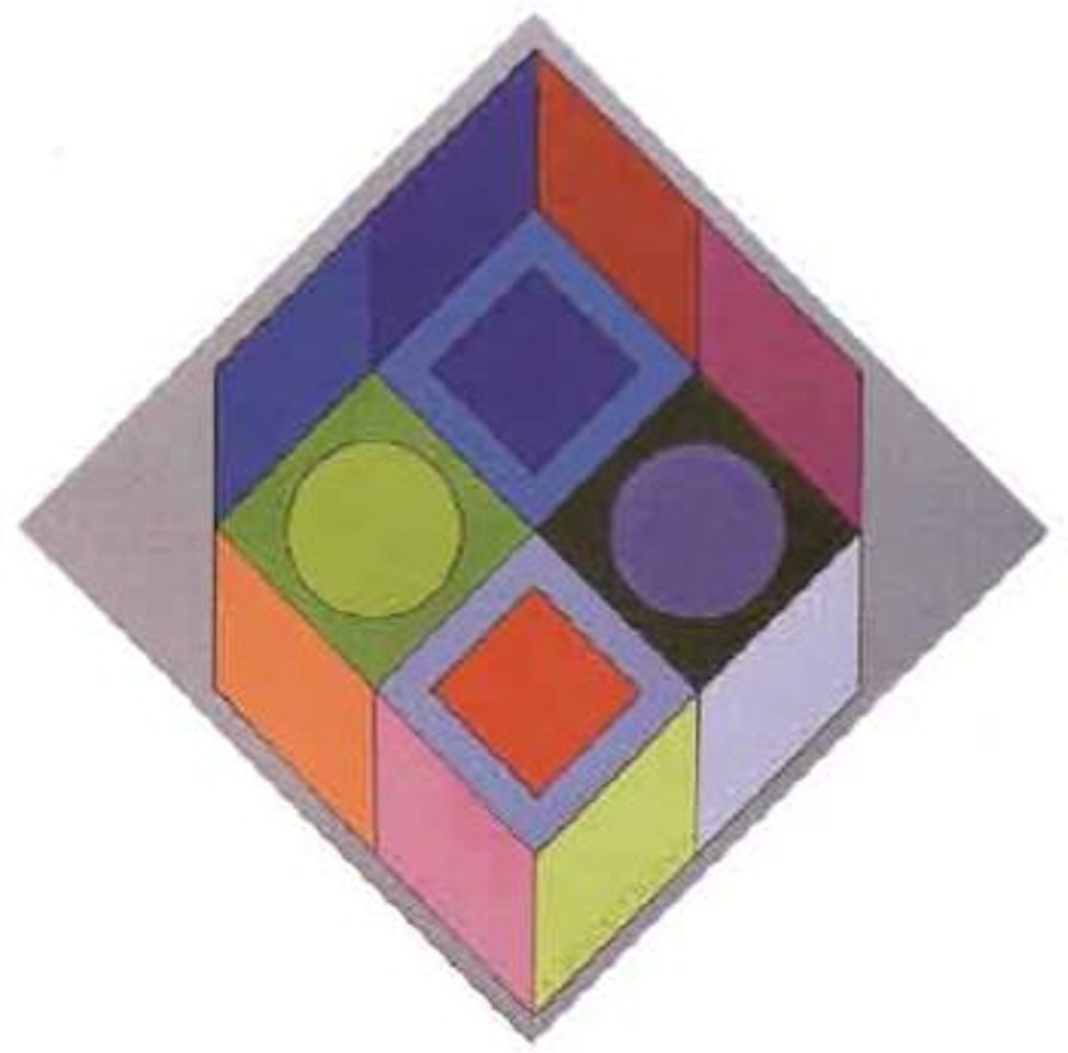 Tridum-Deta-B by Victor Vasarely