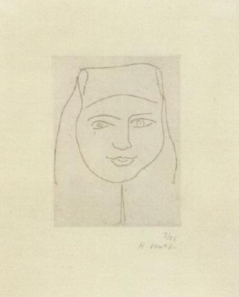 Une religieuse a l'expression ironique by Henri Matisse