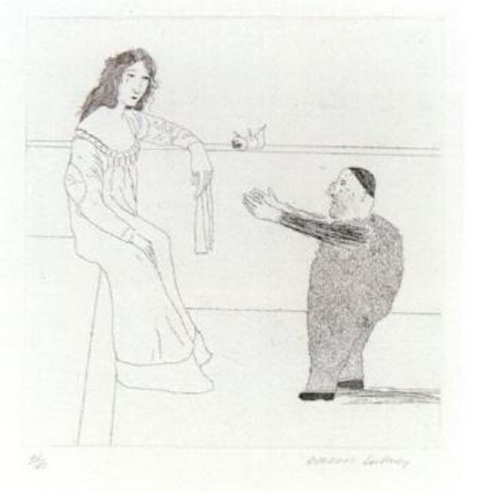 Illustrations for fairy tales from the Brothers Grimm by David Hockney