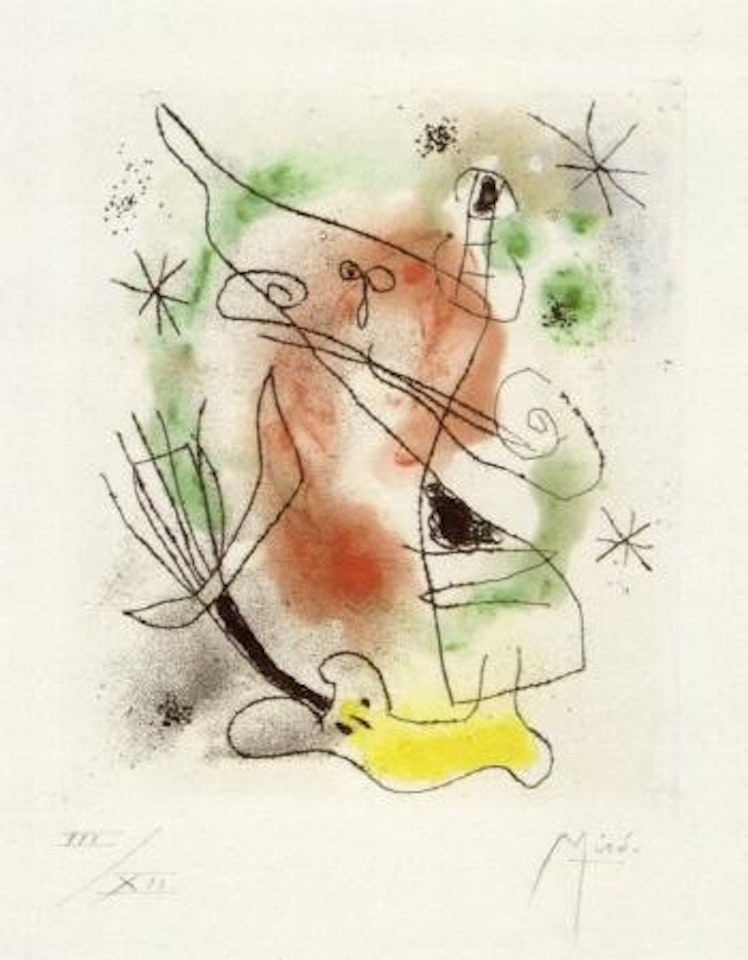 Feuilles eparses by Joan Miró