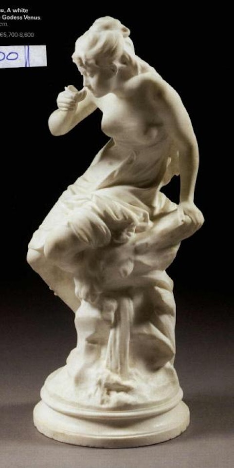 Goddess Venus, clasping a shell by Mathurin Moreau