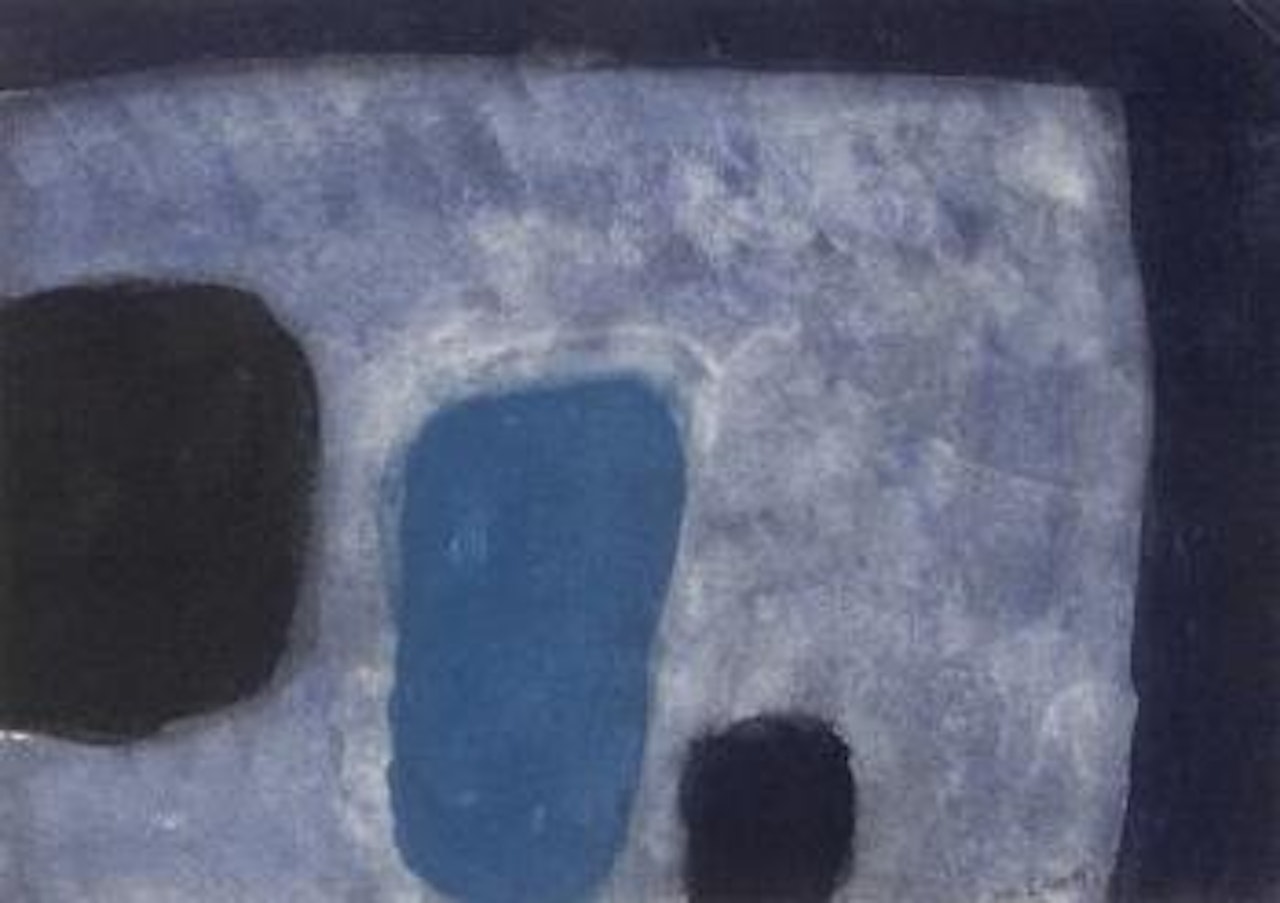 Blue field by William Scott