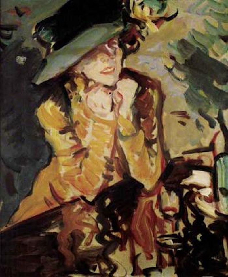 Green hat by Samuel John Peploe