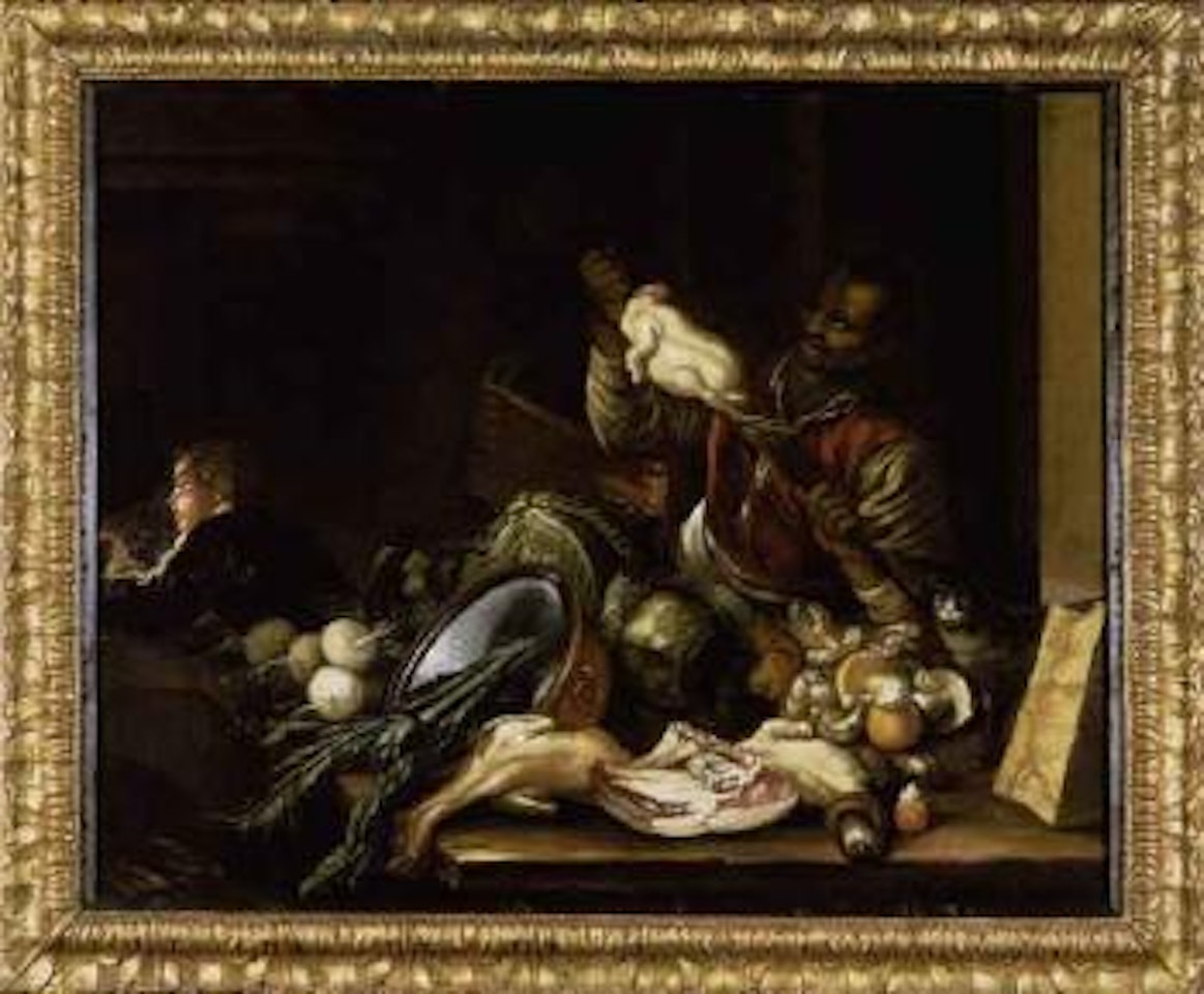 Kitchen still life by Italian School