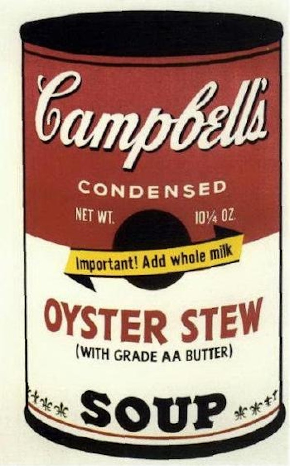 Campbell's Soup II - Oyster Stew Soup by Andy Warhol