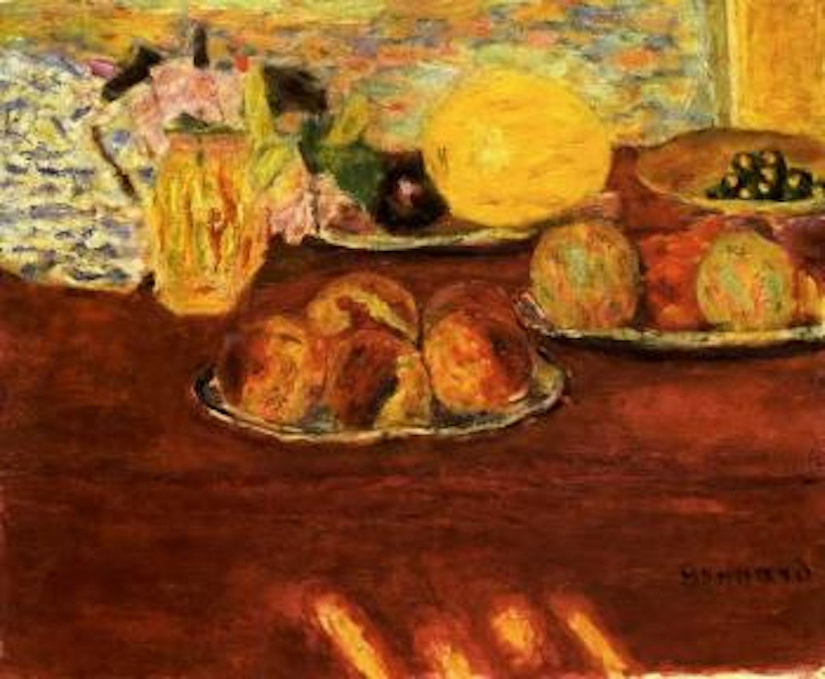 Nature morte au melon by Pierre Bonnard