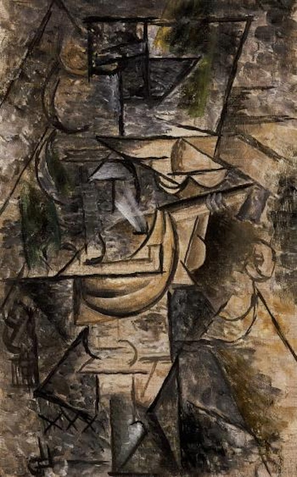 La mandoliniste assise by Pablo Picasso