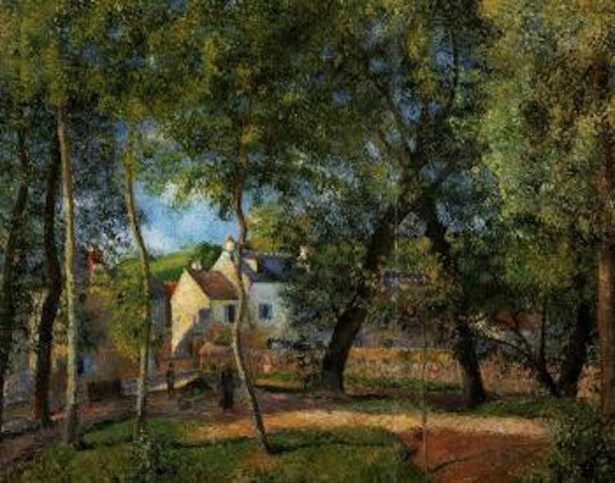 Paysage a osny pres de L'Abreuvoir by Camille Pissarro