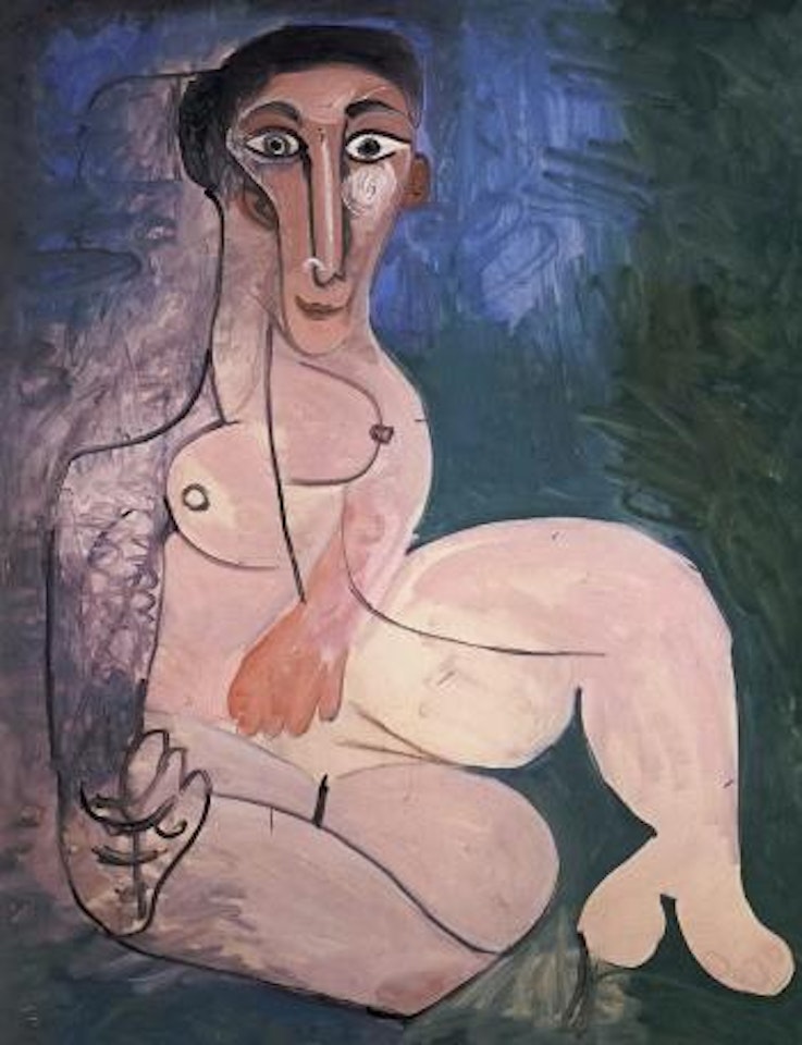 Nu assis by Pablo Picasso