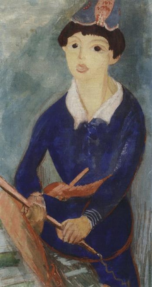 Ivan wearing a French soldier's cap by Sigrid Hjertén