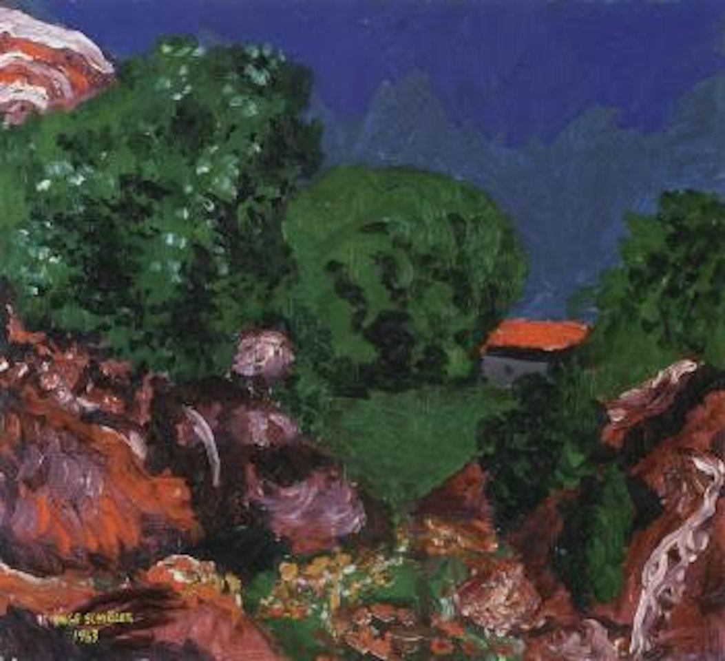 The barn in summer, Southern Koster by Inge Schiöler