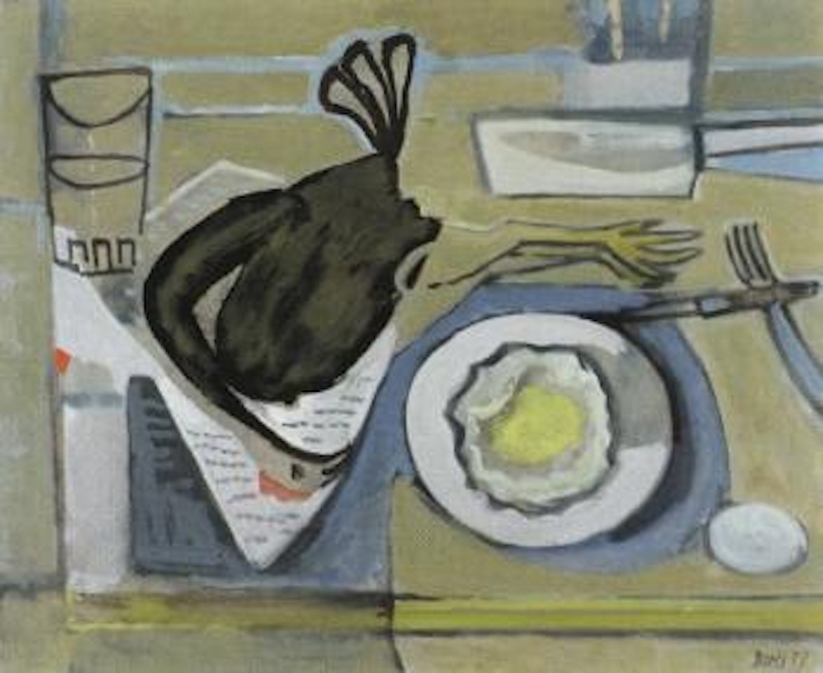 Voleille sur une table by Francisco Bores