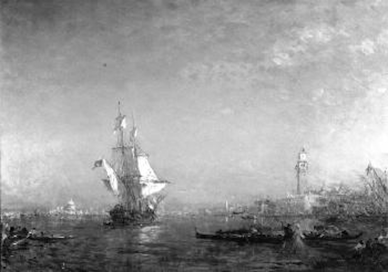 Venetian view by Félix Ziem